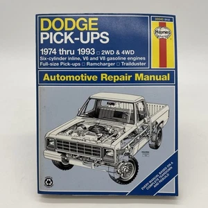 Haynes Repair Manual 30040 Dodge Pick-Ups 74-93 2WD & 4WD - Picture 1 of 2