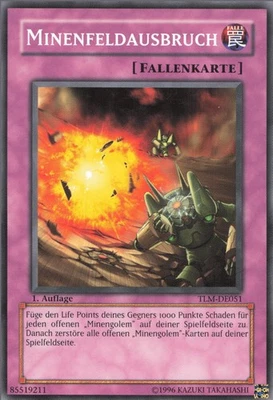 YuGiOh Minenfeldausbruch TLM-DE051 Common NM 1st - Bild 1 von 2