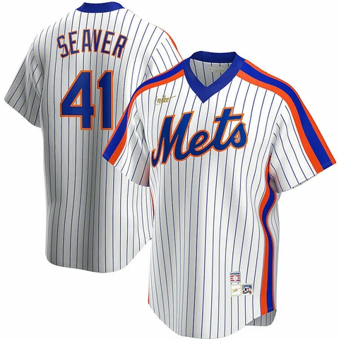 Tom Seaver New York Mets Nike Cooperstown Collection Player Jersey Men's Medium Cover
