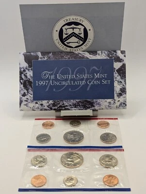 1997 United States Mint Uncirculated Coin Set - Image 1 of 4