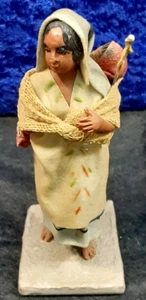 Vintage Wax Figurine Mother With Baby; Handcrafted; 4" tall; Mexico; VG - Picture 1 of 7