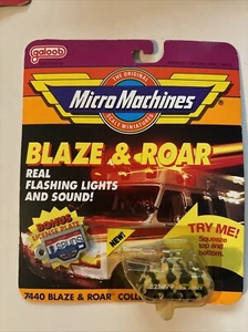 Micro Machines 1990 Galoob Blaze & Roar Elephant Tank 7440 New Sealed - Picture 1 of 6