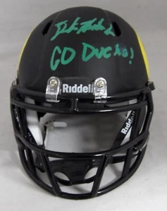 Dont'e Thornton Oregon Ducks Signed Mini Speed Helmet JSA Authenticated Smudged - Picture 1 of 4
