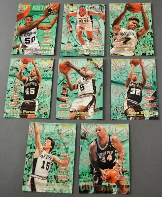 Fleer 1995 Basketball San Antonio Spurs Trading Cards Base Standard - Your Pick - Image 1 of 2