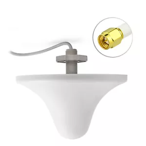 698MHz - 2600MHz Ceiling Mount SMA Dome Antenna for 4G LTE Cell Phone Booster - Picture 1 of 8