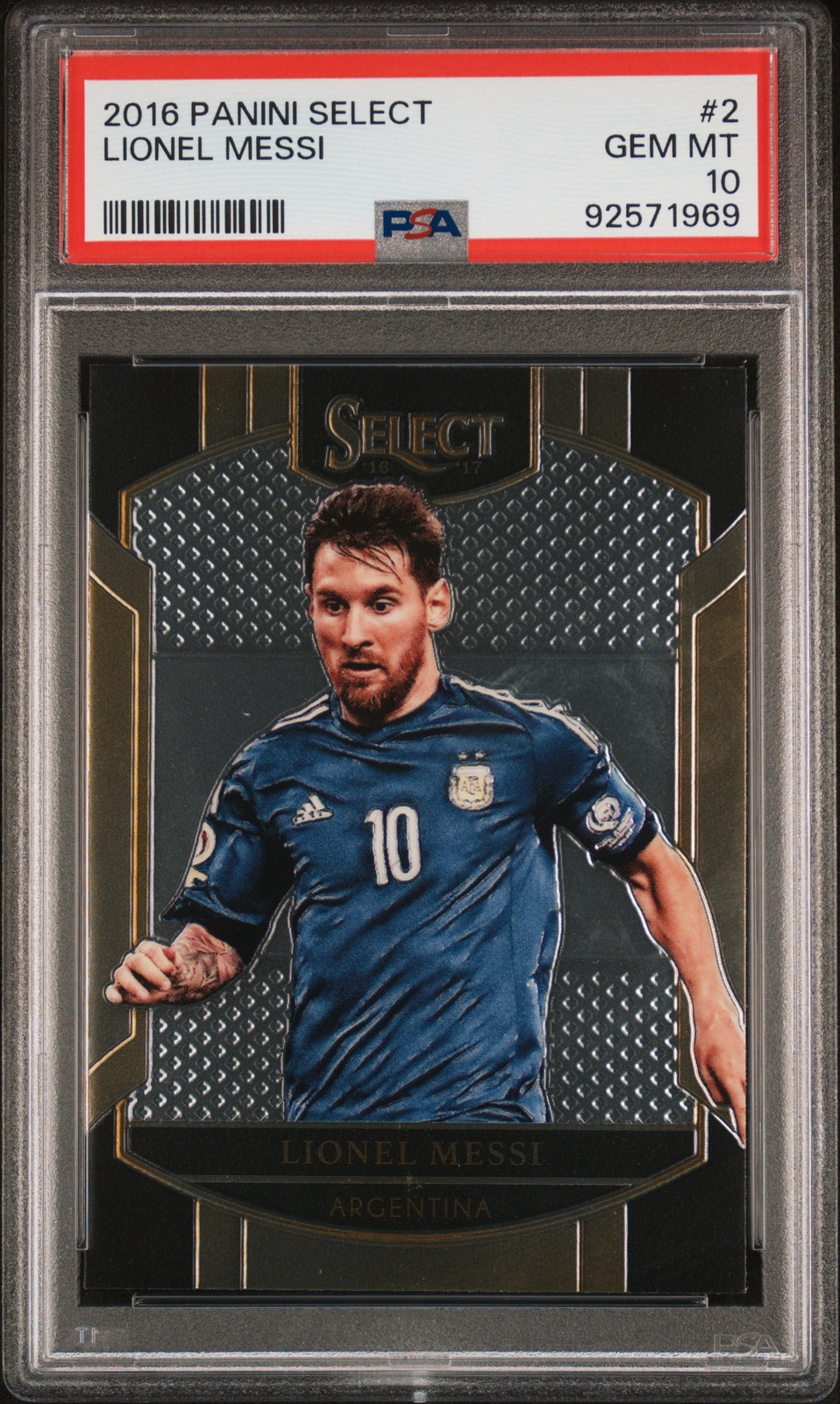 Lionel Messi 2016 Select #2 Terrace Price Guide - Sports Card Investor