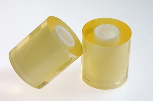 1 Rollo 50 mm Ancho RELOJ PULSERA TRANSPARENTE TRANSPARENTE / HEBILLA PROTECCIÓN - Imagen 1 de 1