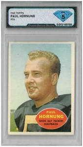 1960 Topps PAUL HORNUNG #54 💎 DSG 5 EX - Picture 1 of 2