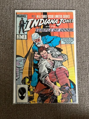 Marvel Comics - Indiana Jones y el Templo de la Muerte 1984 #2 en estado bastante bueno JP Foto 1 de 2