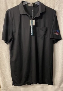 GFORE G/FORE Polo Shirt Adult XXL 2XL Black GGolf Modern (Foundation On Sleeve) - Picture 1 of 7