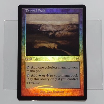Misprint Miscut Oddity Error centered Torment Tainted Field Foil NM 1st MTG - Image 1 of 4