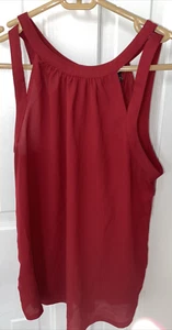 Express - RED sleeveless TANK blouse, size SP - Picture 1 of 5