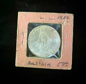 1956 Austria 25 Shillings 200th Birth of Wolfgang Mozart UNC Silver Coin BU