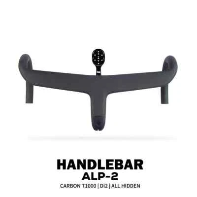 Full Internal Cable Routing Carbon Fiber Road Bicycle Integrated Handlebar - Image 1 of 4