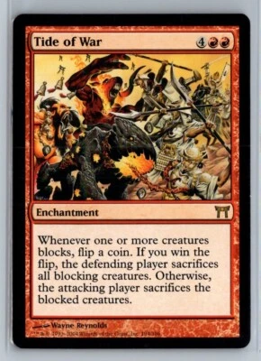 Tide of War – Champions of Kamigawa – MTG Magic the Gathering Card - Image 1 of 2