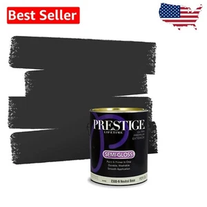 Exterior Acrylic Paint & Primer In One, 1-Gallon, Semi-Gloss for Masonry & Wood - Picture 1 of 2