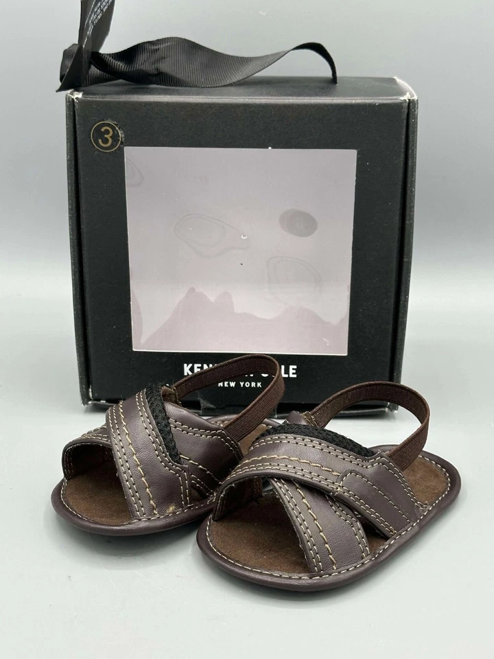 Sandalias Kenneth Cole Bebé Hoja Malla Marrón Talla 3 Bebés (6-9 Meses) Foto 1 de 4