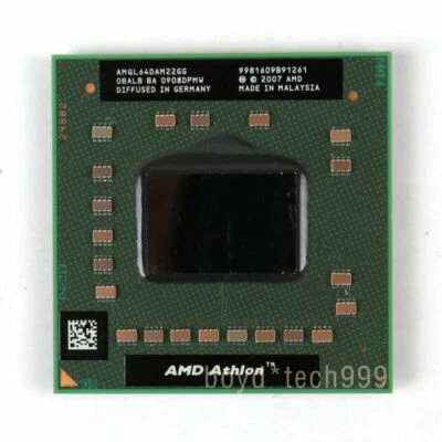 AMD Athlon 64 X2 QL-64 CPU Processor AMQL64DAM22GG 2.1 GHz 1800 MHz Socket S1 - Image 1 of 2