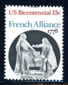 EFO 1753  MISPERFED SINGLE PUTS "U.S.BICENTENNIAL 13c" AT TOP! - Picture 1 of 1