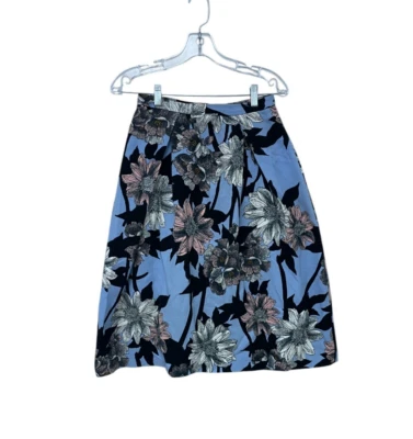 Falda midi plisada Miss Selfridge estampado floral multicolor línea A para mujer talla 4 Foto 1 de 4