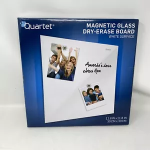 Quartetto Lavagna Magnetica Vetro Cancellazione a Secco 11,8”x11,8” con Marcatore e Calamite - Foto 1 di 2