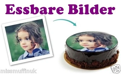 Essbar Muffinaufleger Fototorte NEU Bild Muffins Tortenaufleger Deko Backen - Bild 1 von 4