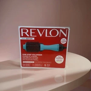 Revlon Mint Edition One-Step Volumizer Original 1.0 Hair Dryer & Hot Air Brush - Picture 1 of 7