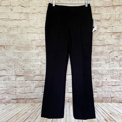 Kenneth Cole Reaction Womens Chino Bootcut Trouser Pants Size 2 Black NWT - Image 1 of 4