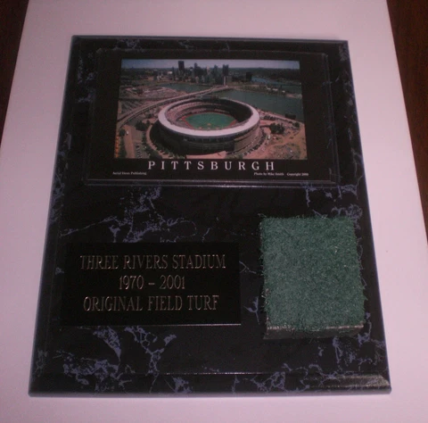 PITTSBURGH PIRATES THREE RIVERS STADIUM TURF PLAQUE Cover