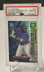 2018 Bowman Trending Chrome, Vladimir Guerrero Jr. PSA 10 GEM Mint, Blue Jays. - Picture 1 of 4