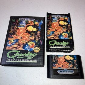 SEGA Genesis Greendog The Bleached Surfer Dude CIB Video Game Complete 1992 VTG