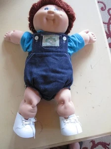 Cabbage Patch Jean Overalls 16" Tall EUC - Picture 1 of 3