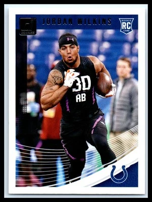 2018 Donruss #381 Jordan Wilkins   MT-NRMT Rookie  Football Card - Image 1 of 2