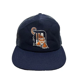 De Colección Detroit Tigers Malla Snapback Años 70-80 Antigua Escuela RARO Hecho en EE. UU. Gorra LEER - Imagen 1 de 10