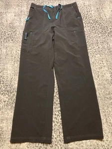 Carhartt Force Scrub Pants C52110 Medium Black Aqua Regular CrossFlex Modern Fit - Picture 1 of 21