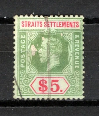 Estampilla de asentamientos del estrecho - 1915 - #167 - USADA - Rey Jorge V Foto 1 de 2