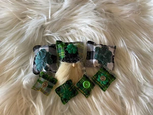 Handmade St.Patrick's Day Bowl fillers or tiered tray decorations set of 7 - Picture 1 of 3