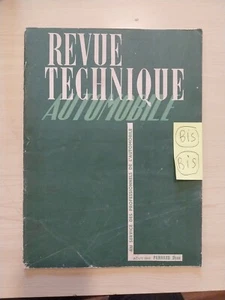REVUE TECHNIQUE PANHARD DYNA 610 600 FORD CANADA C 598 T C 59 T - Imagen 1 de 13