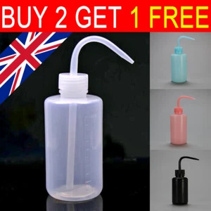250ml Tattoo Squeeze Bottles Diffuser Plastic Soap Wash Lab Water Non-Spray UK - Picture 1 of 11