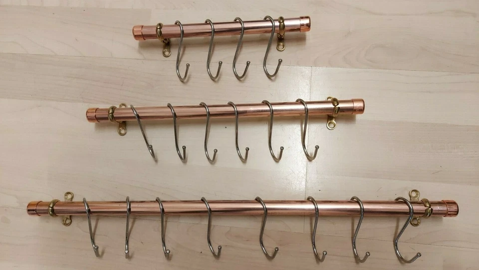 UTENSILIO DE COBRE ACCESORIOS DE RIEL Y LATÓN GANCHOS COLGANTES TUBERÍA 15 MM Foto 1 de 1