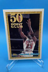 1993-94 Topps Michael Jordan 50 Point Club Card #64 (Bulls) HOF NM-MT