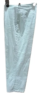 EUC Vintage Susan Bristol Light Blue & White Stripe Stretch Capri Pants Size 14 - Picture 1 of 2