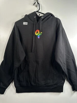 Odd Future Men’s Black Hoodie Size Medium 22x27.5 Colorful Logo OF - Image 1 of 4