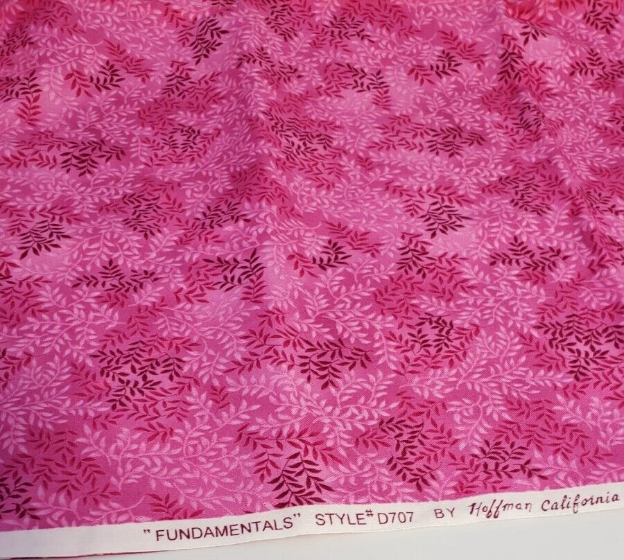 Tela Fundamentals 1 Yarda Estilo D707 Hoffman California Internacional Rosa Foto 1 de 4