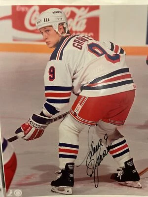 Hermosa firma firmada autografiada por ADAM GRAVES 8 x 10 NY Rangers ¡REBAJADA! Foto 1 de 2