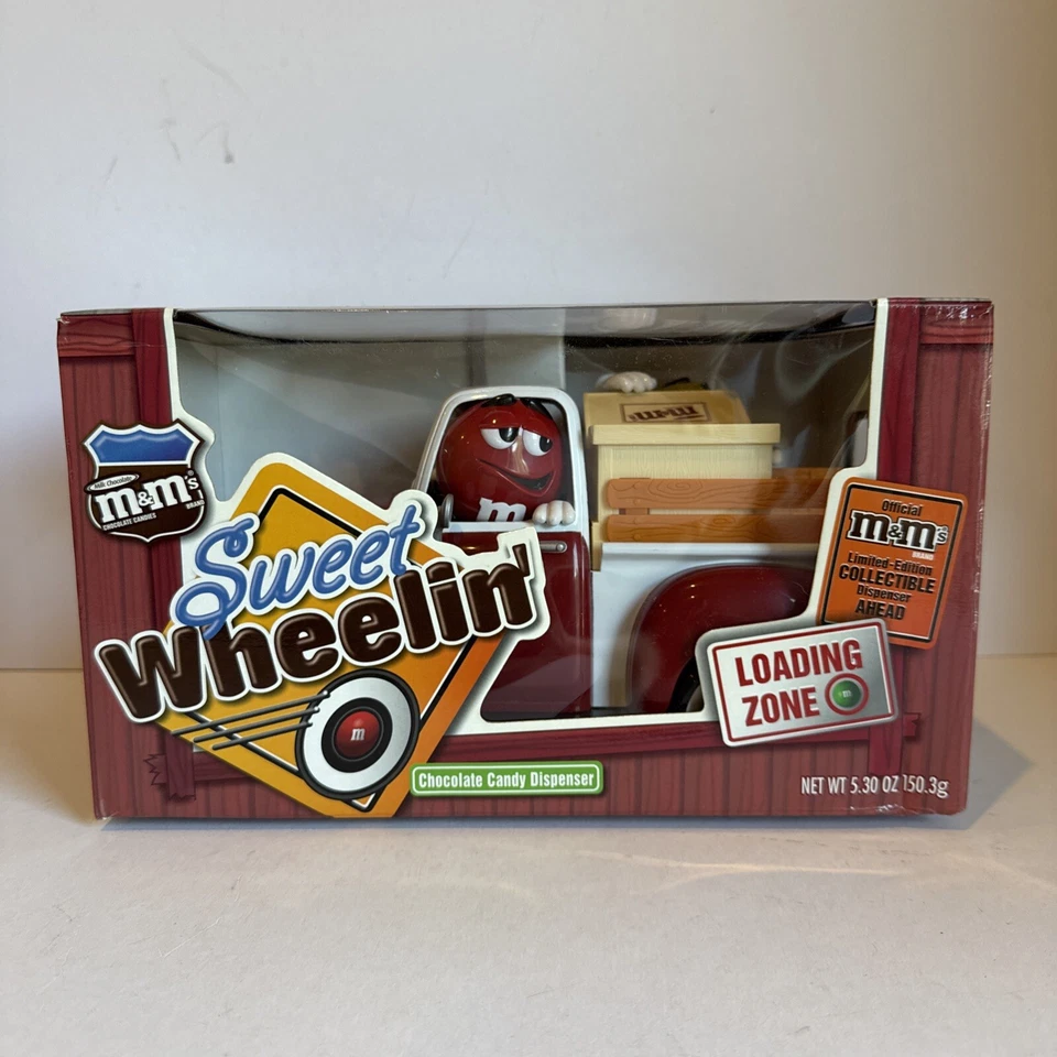 M&M Sweet Wheelin' Red's Garage Candy Dispenser