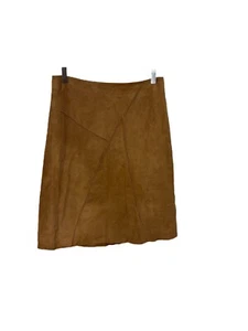 Vakko New York Goat Suede A-Line Skirt WomenSz 8 Smooth Soft Fall Winter Spring - Picture 1 of 10