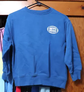 ZARA "SKTD EDITION" Crew Sweatshirt Blue Pullover Size 8-9 130cm - Picture 1 of 7
