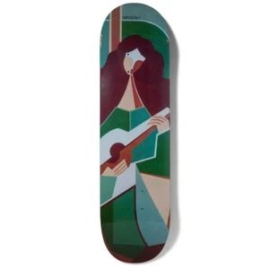 Girl Skateboards Strummer Woman Cubism Green Deck Simon Bannerot 8.25" - Picture 1 of 2