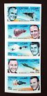 Emirats Qatar Set 5 Stamps Imperf Space 1966 , Strips Stamps - Neuf **  Mnh A5d